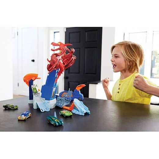 Hot Wheels - Dragon Blast Playset - هوت ويلز - Image 4