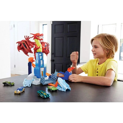 Hot Wheels - Dragon Blast Playset - هوت ويلز - Image 10