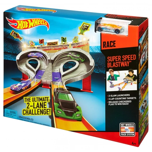 Hot Wheels - Super Speed Blastway Trackset - هوت ويلز - Image 2
