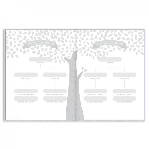 PearHead Baby Book Signature Line, Gray - بيرهيد - Image 3