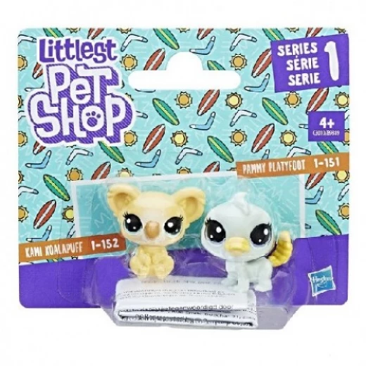 Littlest Pet Shop Mini Set 2 Animals Assortment - ليتيليست بيت شوب - Image 4