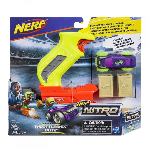 Nerf Nitro ThrottleShot Blitz, Light Green Nerf Nitro ThrottleShot Blitz, Light Green