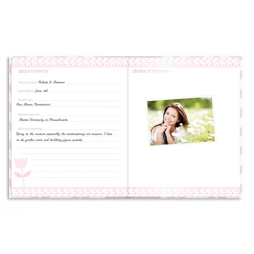 PearHead My Memory Baby Book Chevron, Pink - بيرهيد - Image 9