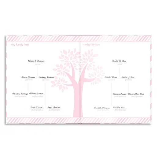 PearHead My Memory Baby Book Chevron, Pink - بيرهيد - Image 5