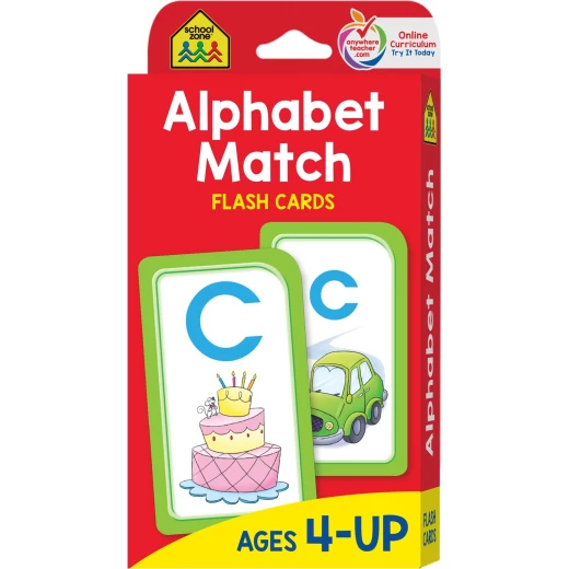 School Zone -Alphabet Match Flash Cards School Zone -Alphabet Match Flash Cards