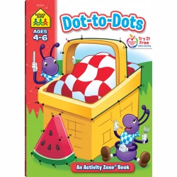 School Zone - Dot-to-Dots Deluxe Edition Activity Zone Workbook