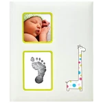 Pearhead Giraffe Baby Memory Book, Ivory - بيرهيد