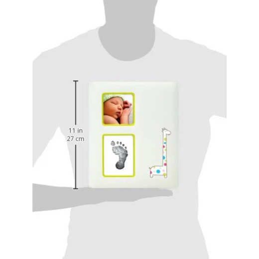 Pearhead Giraffe Baby Memory Book, Ivory - بيرهيد - Image 2