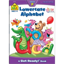 School Zone - Lowercase Alphabet Deluxe Edition Workbook
