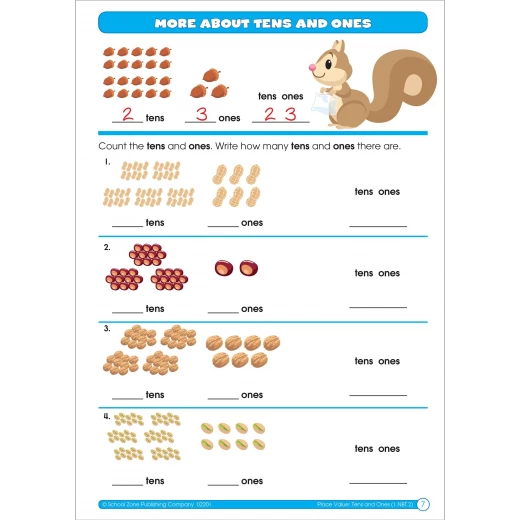 School Zone - Math Basics 1 Workbook - School Zone - Image 4