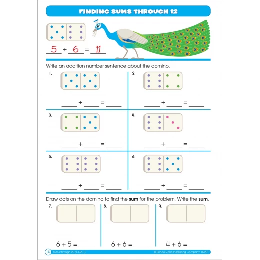 School Zone - Math Basics 1 Workbook - School Zone - Image 3