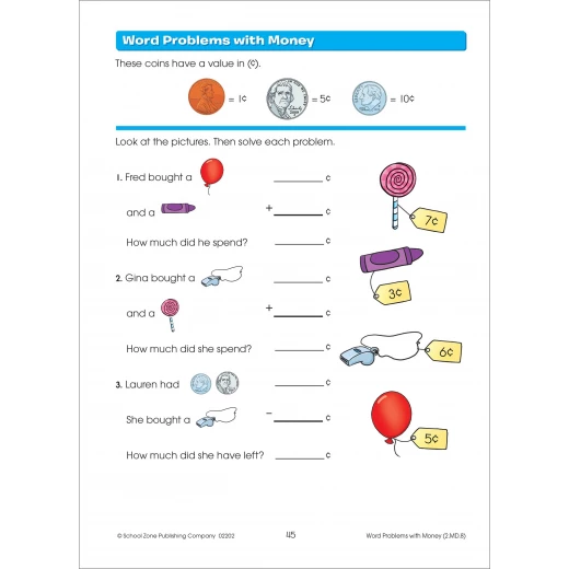 School Zone - Math BASICS 2 - School Zone - Image 5