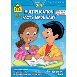 School Zone - Multiplication Facts Made Easy 3-4