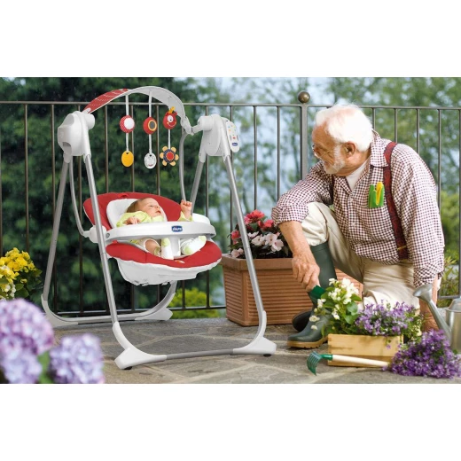 Chicco Baby Swing Polly Swing UP, Paprika - تشيكو - Image 12