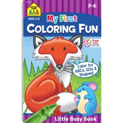 School Zone - My First Coloring Adventure, Ages 4-6