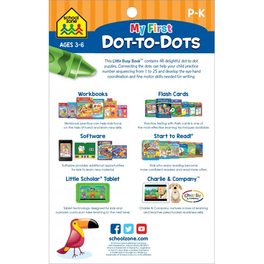 School Zone - My First Dot-to-Dots Book - School Zone - Image 6