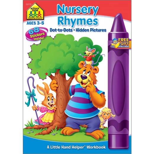 School Zone - Nursery Rhymes - Dot-to-Dots & Hidden Pictures Workbook School Zone - Nursery Rhymes - Dot-to-Dots & Hidden Pictures Workbook