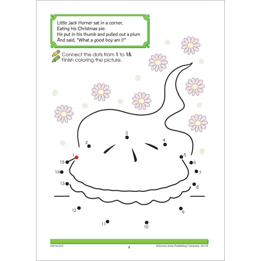 School Zone - Nursery Rhymes - Dot-to-Dots & Hidden Pictures Workbook - School Zone - Image 5