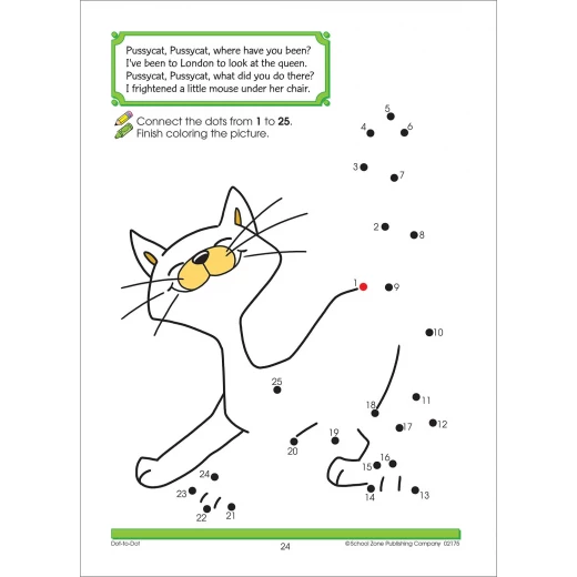 School Zone - Nursery Rhymes - Dot-to-Dots & Hidden Pictures Workbook - School Zone - Image 3