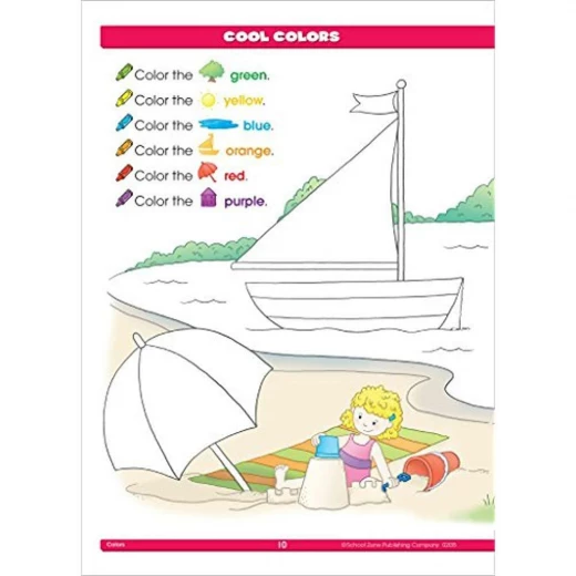 School Zone - Preschool Basics Workbook Ages 3-5 - سكول زون - Image 4