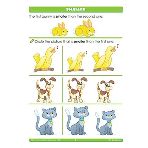 School Zone - Preschool Basics Workbook Ages 3-5 - سكول زون - Image 5