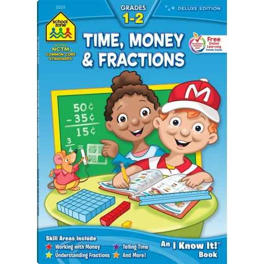 School Zone - time , money and fractions grade 1-2 School Zone - time , money and fractions grade 1-2