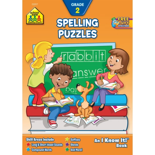 School Zone - Spelling Puzzles Workbook Grade 2 School Zone - Spelling Puzzles Workbook Grade 2