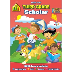 School Zone -Third Grade Scholar Workbook Ages 7 and Up