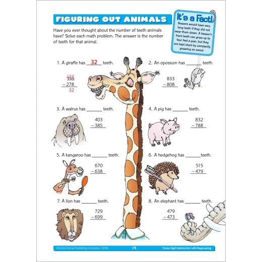 School Zone -Third Grade Scholar Workbook Ages 7 and Up - School Zone - Image 3