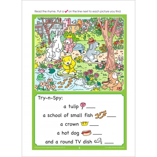 School Zone - Try n Spy Places and Spaces ages 4-6 - سكول زون - Image 6