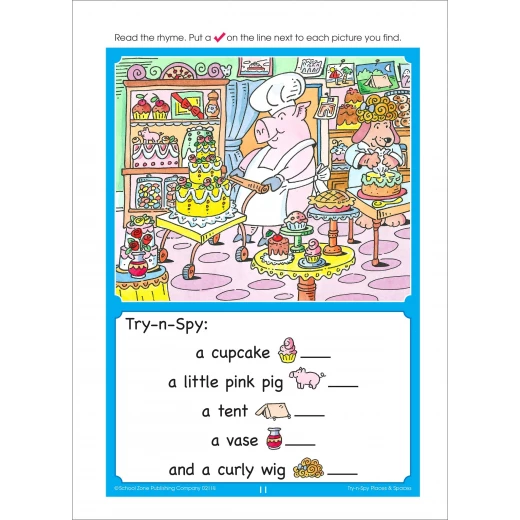 School Zone - Try n Spy Places and Spaces ages 4-6 - سكول زون - Image 4