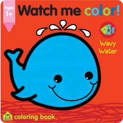 School Zone Watch Me Color! Wavy Water Coloring Book for Toddlers: Fun Animals & Creative Play