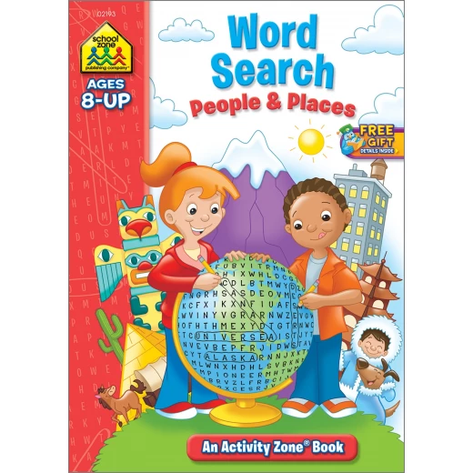 School Zone - Word Search People & Places Activity Zone