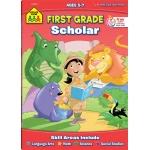 School Zone First Grade Scholar Deluxe Edition Workbook First Grade Readiness Skills Development 64 Pages - School Zone