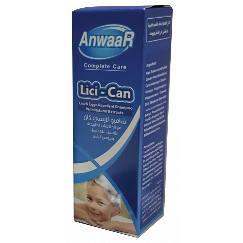 Lici-can Head Lice Shampoo - Lice Prevention & Repellent - Kid’s Shampoo Lice Treatment (للقمل)
