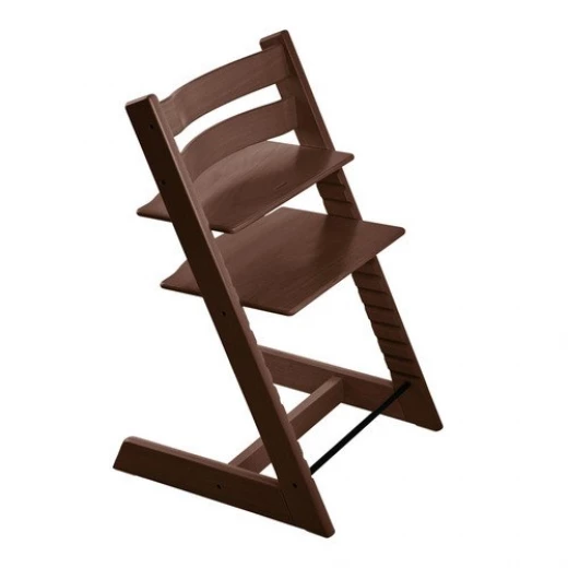 Stokke Classic Tripp Trapp Wooden Highchair, Walnut Brown Stokke Classic Tripp Trapp Wooden Highchair, Walnut Brown