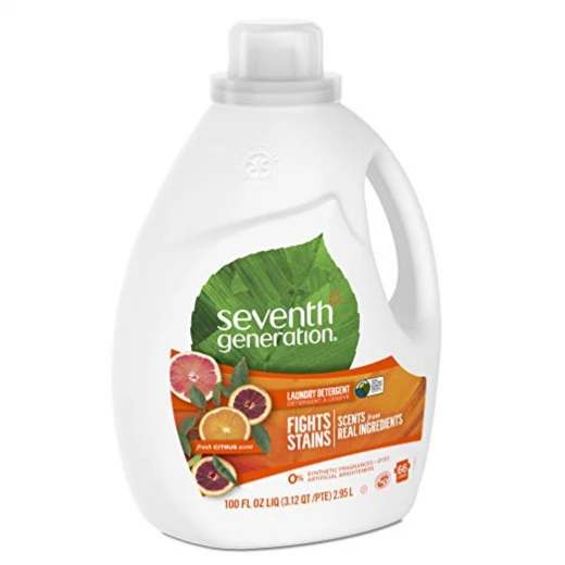 Seventh Generation Liquid Laundry Detergent, Fresh Citrus Scent 2.95L - سيفينث جينيراشن - Image 6