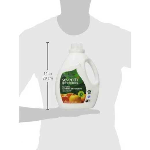 Seventh Generation Liquid Laundry Detergent, Fresh Citrus Scent 2.95L - سيفينث جينيراشن - Image 8