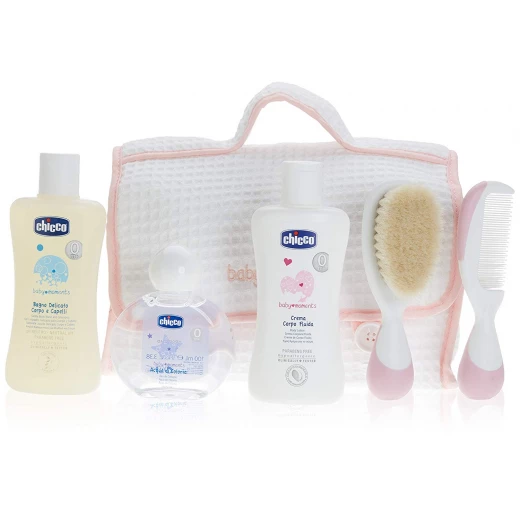 Chicco Baby Moment Pink Beauty Case With Handle - تشيكو - Image 2