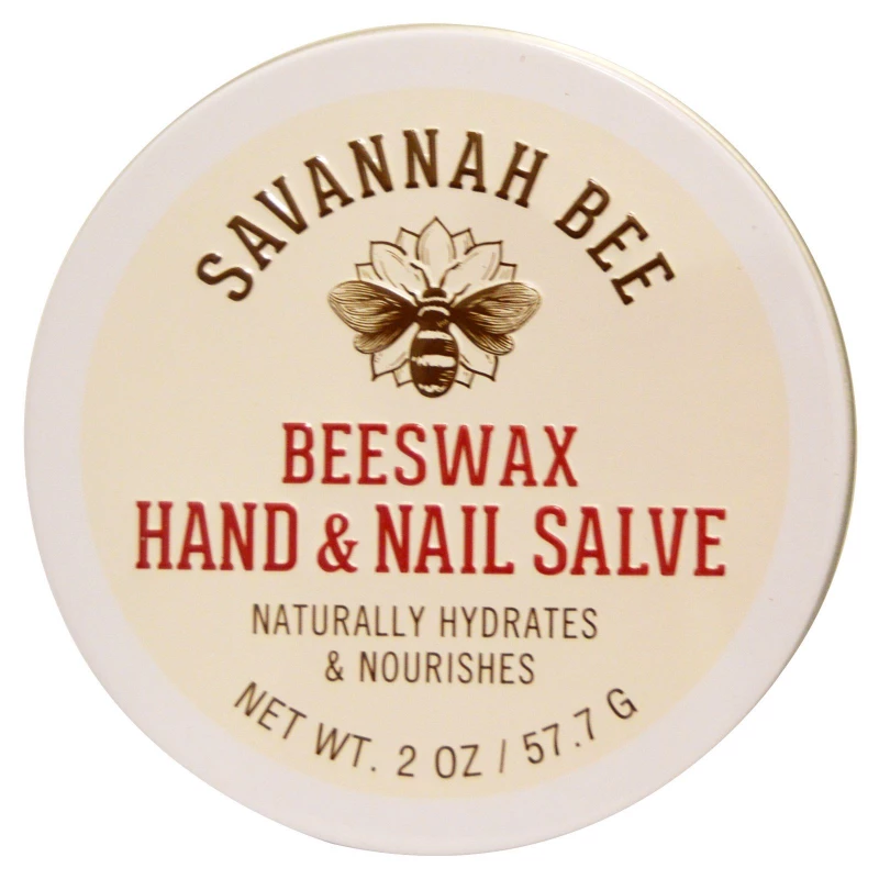Savannah Bee Company Inc, Organic, Beeswax Hand and Nail Salve, 2 oz (57.7 g) - سافانا بي
