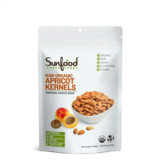 Sunfood Superfoods Raw Organic Apricot Kernels
