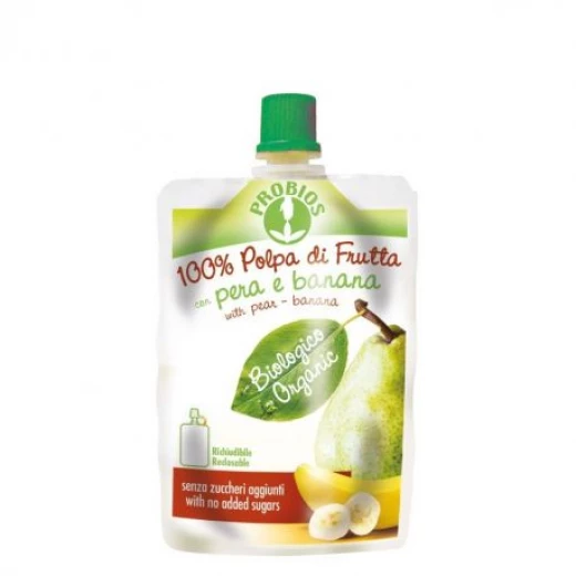Probios Fruits without sugar -pears and bananas Probios Fruits without sugar -pears and bananas