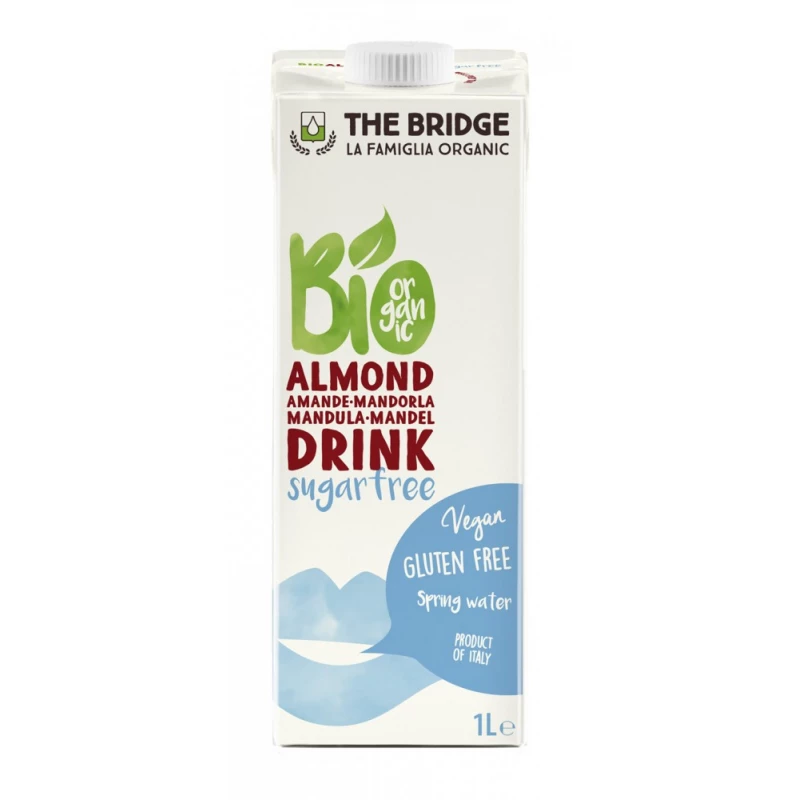 The Bridge Bio Almond Drink Sugar Free 1L - The Bridge Bio