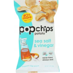 Pop Potato Chip - Sea Salt - Vinegar, 142g