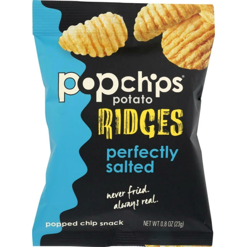 Pop Potato Chip - Ridges - Sea Salt, 23g - بوب شيبس