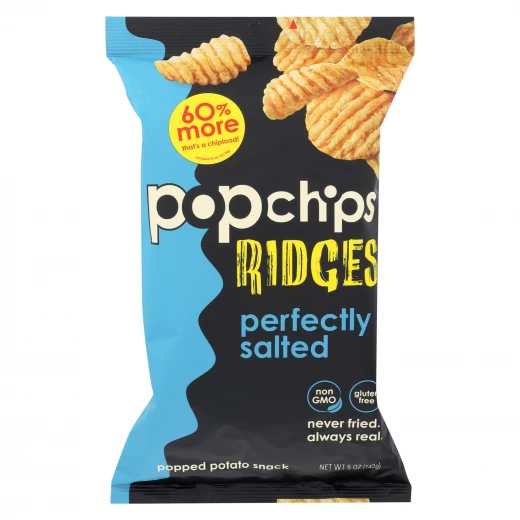 Pop chips Potato Chip - Ridges - Salted 142g