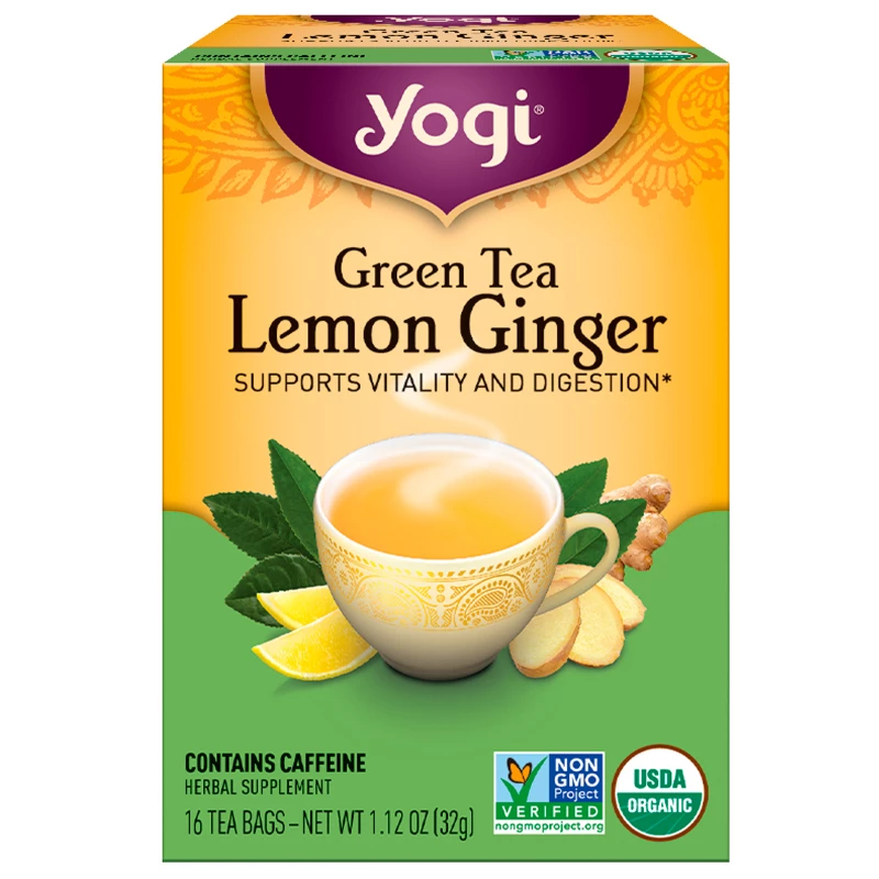 Yogi Tea, Lemon Ginger Tea 32 g - يوجي