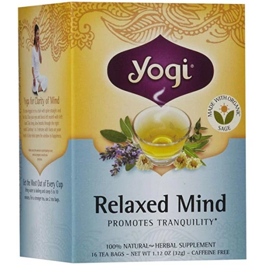 Yogi Relaxed Mind Herbal Tea Caffeine Free - 16 Tea Bags, 32g - يوجي - Image 3