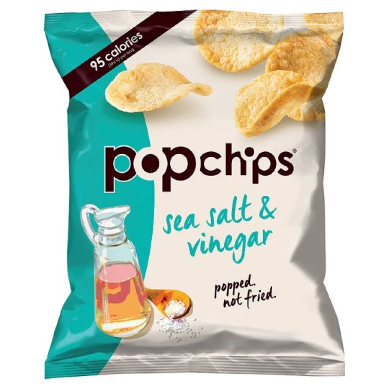 Pop Potato Chip - Sea Salt And Vinegar Potato Chips 142G - بوب شيبس