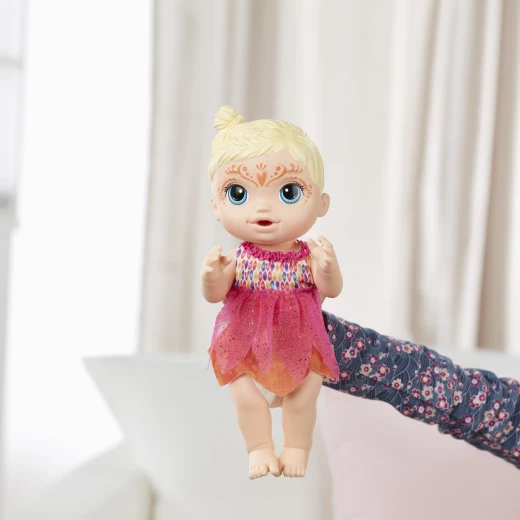Baby Alive Doll - Face Paint Fairy Blonde Drawing Accessories Toy - بيبي ألايف - Image 4